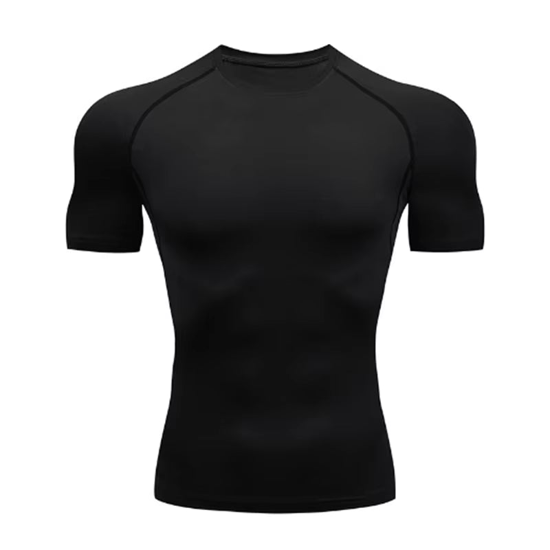 2024 New Summer Sportswear Sports Compression T-Shirt Fitness Running Suit Jogging Sportswear Men'S Sports Jogging T-Shirt