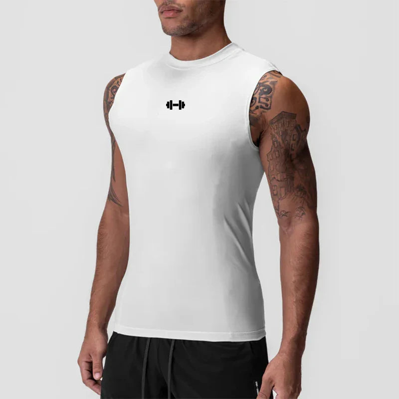 Men s Running Compression Vest Gym Clothing Sports Fitness Tank Tops Quick Dry Colibri