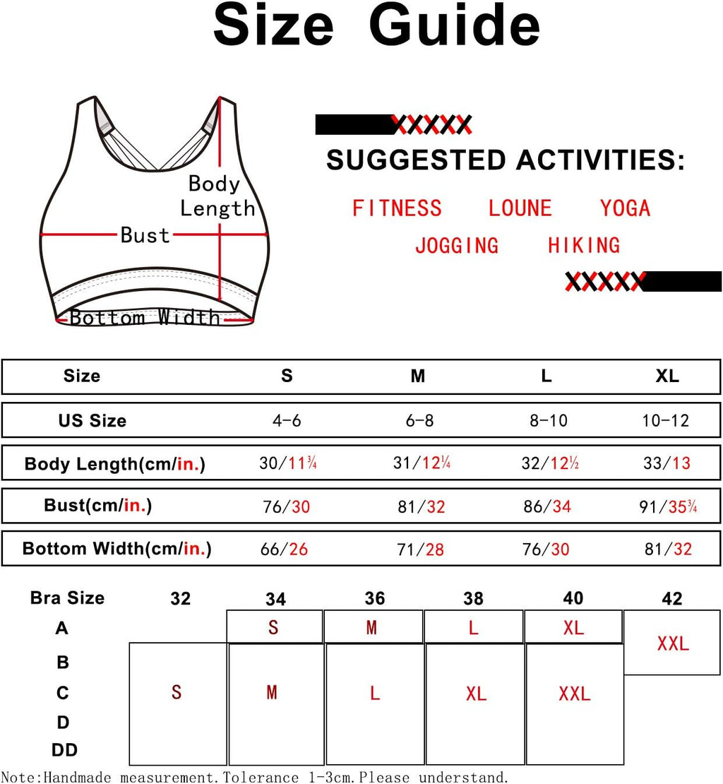 Workout Sports Bras for Women - Women'S Strappy Running Yoga Bra, Activewear Top, Athletic Fitness Clothes…